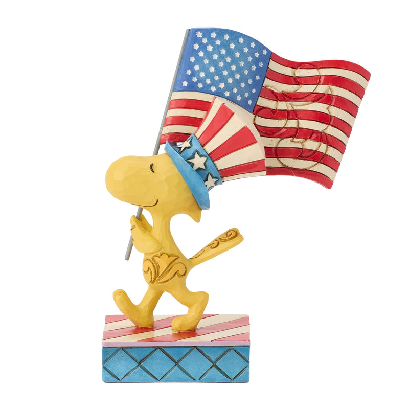 Patriotic Woodstock with Flag