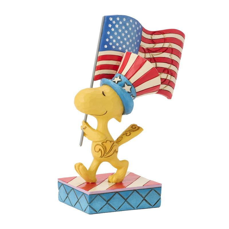 Patriotic Woodstock with Flag