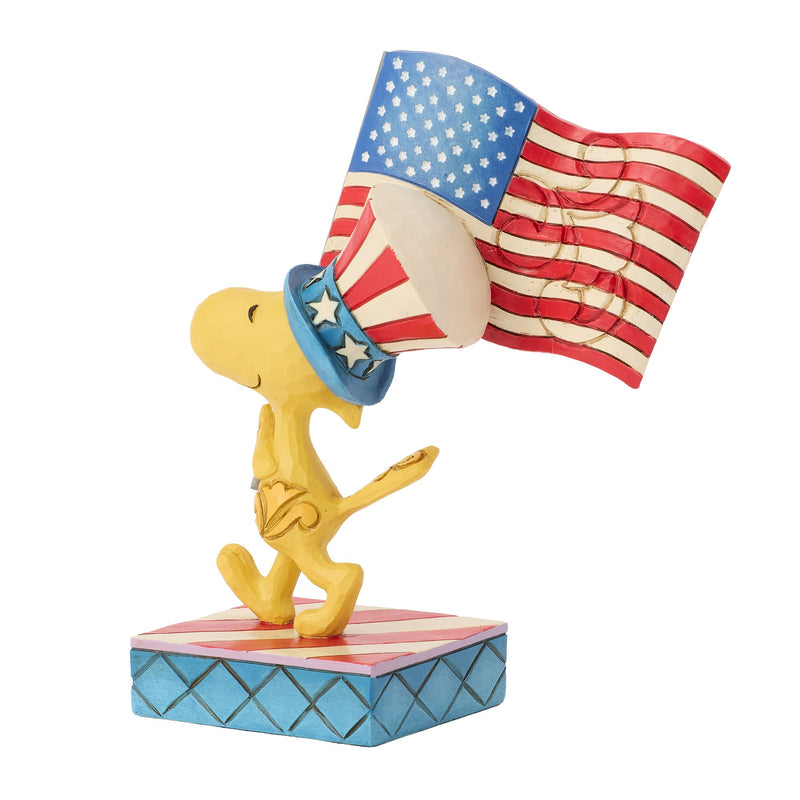 Patriotic Woodstock with Flag