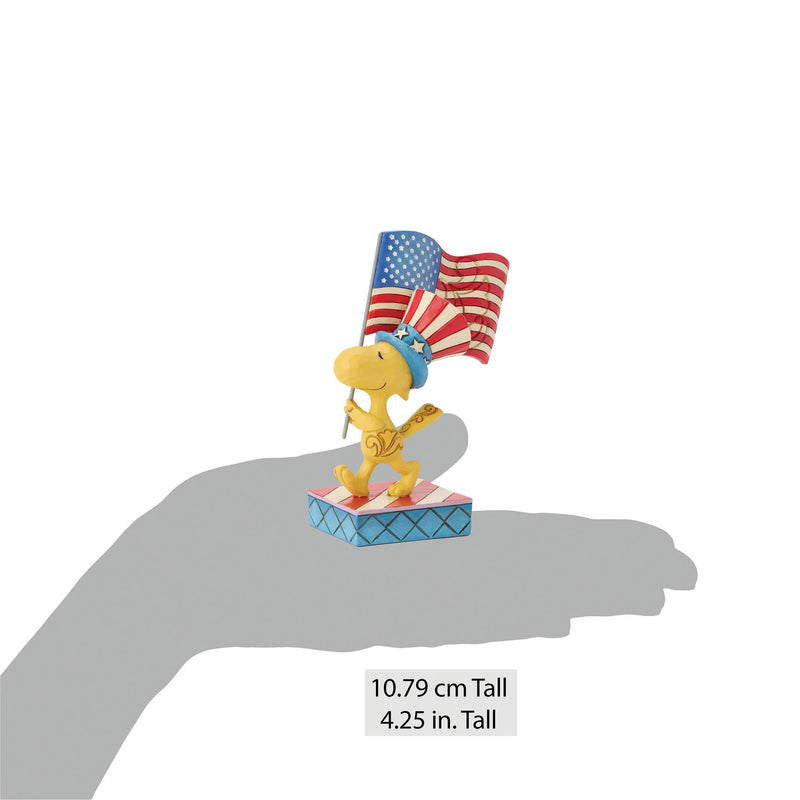 Patriotic Woodstock with Flag
