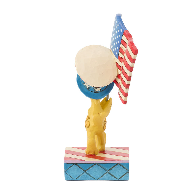 Patriotic Woodstock with Flag