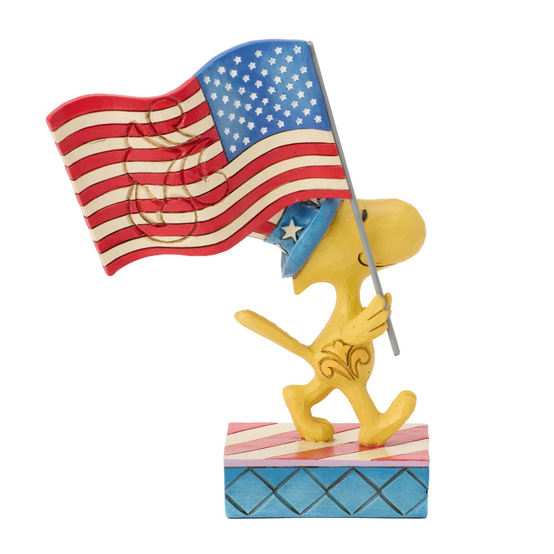 Patriotic Woodstock with Flag