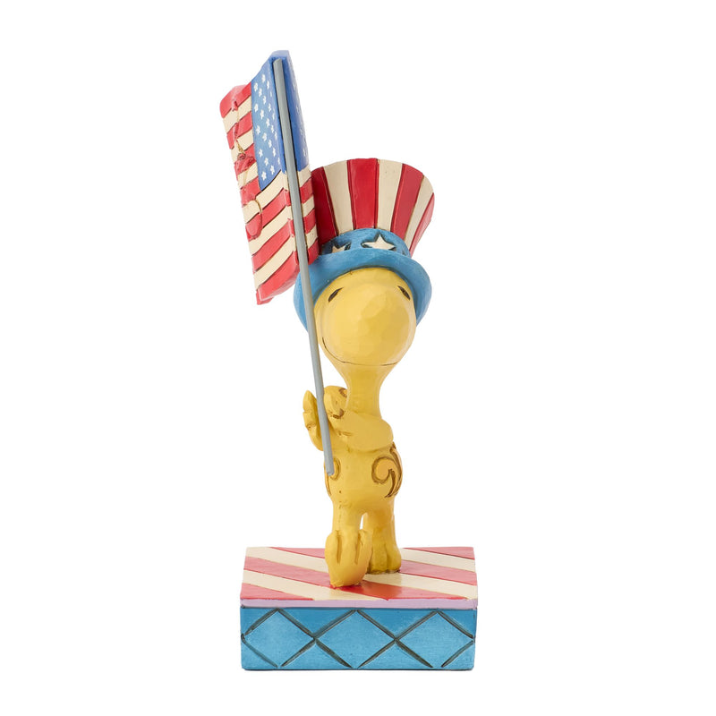 Patriotic Woodstock with Flag