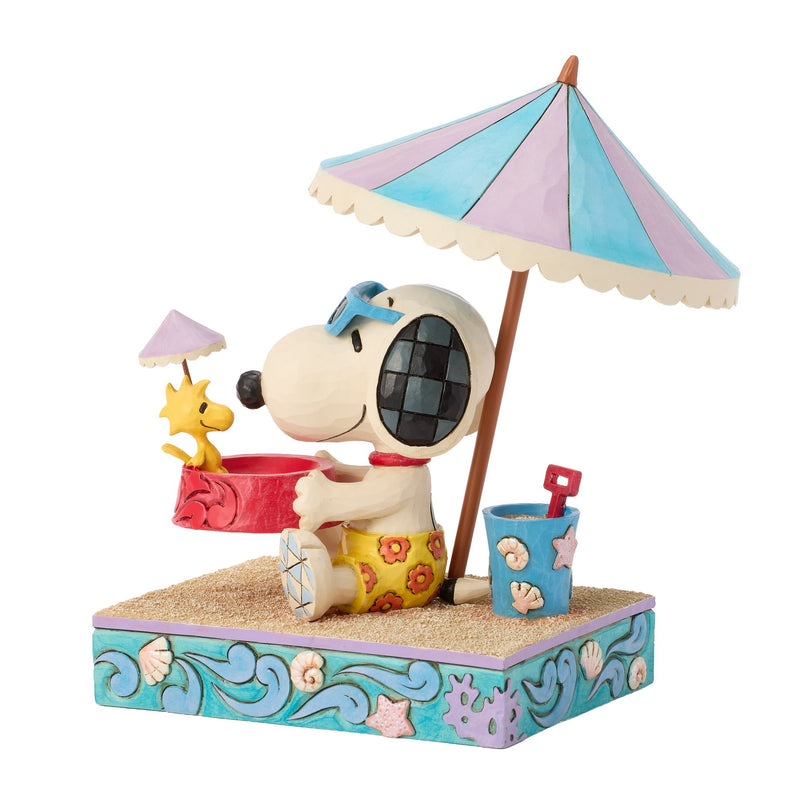 Snoopy Holding Woodstock/Bowl
