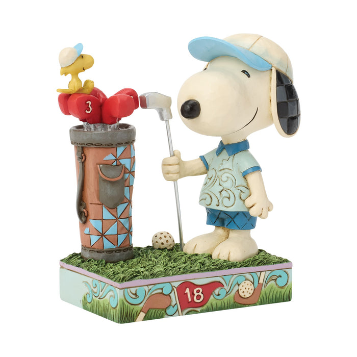 Snoopy and Woodstock Golfing