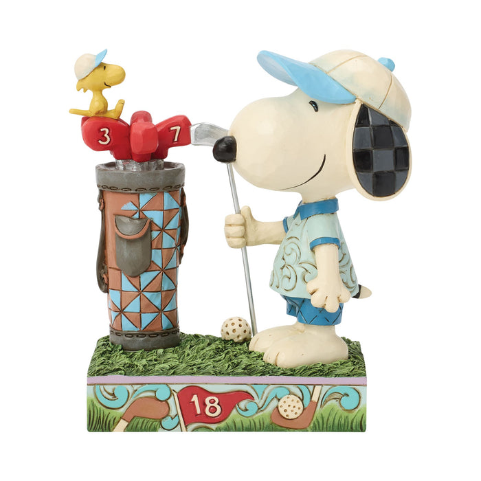 Snoopy and Woodstock Golfing