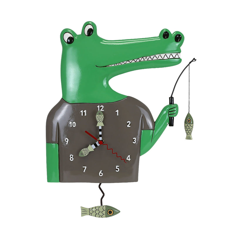 Going Fishin Wall Clock
