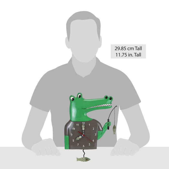 Going Fishin Wall Clock