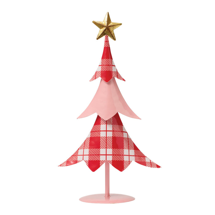 Pink and Red Christmas Tree