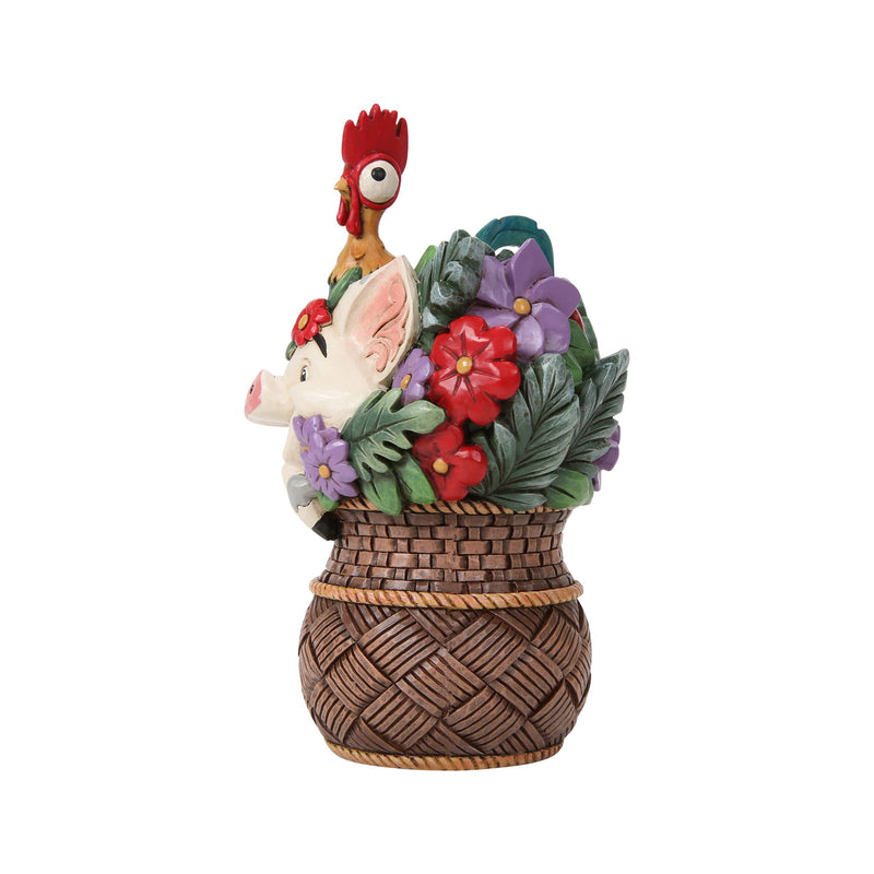 Pua & Hei Hei Flower Basket