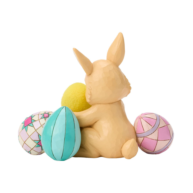 Easter Bunny Hugging Duckling