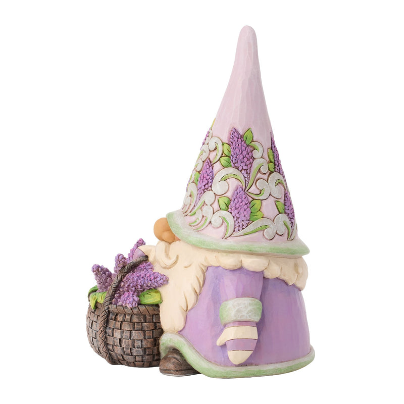Gnome with Basket of Lilac Fig