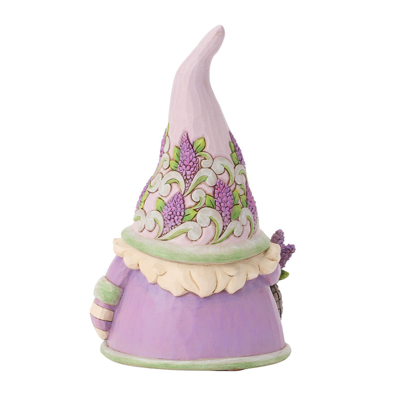 Gnome with Basket of Lilac Fig