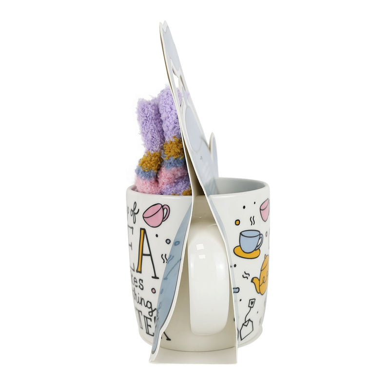 Tea Mug and Socks Set