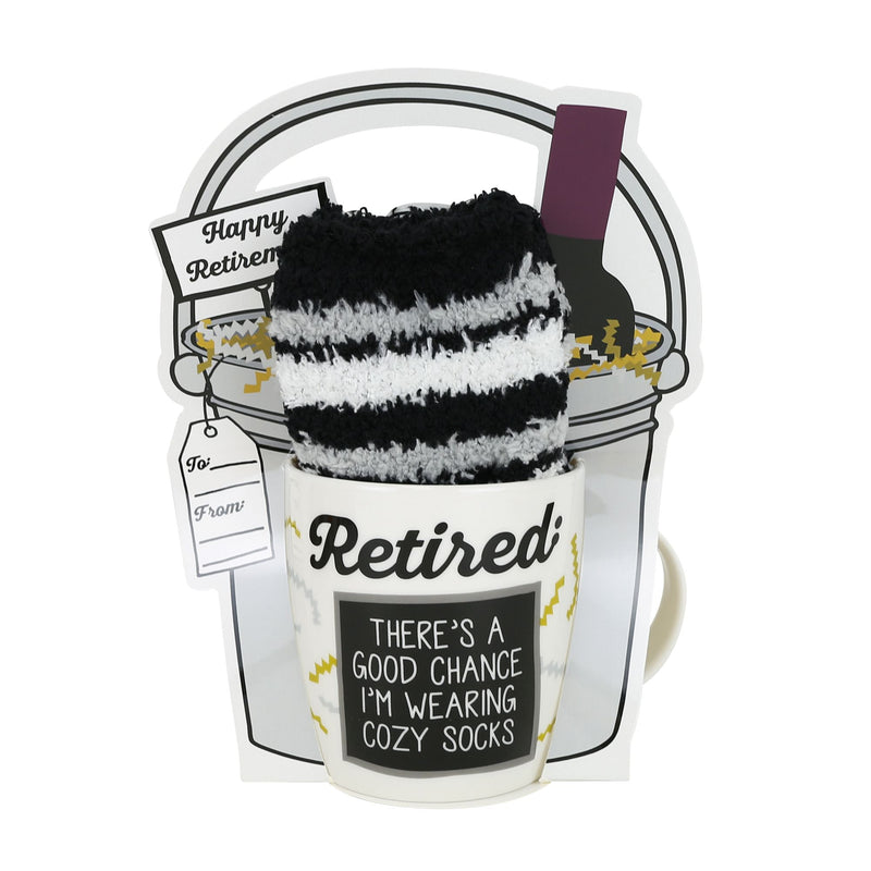 Retirement Mug and Socks Set