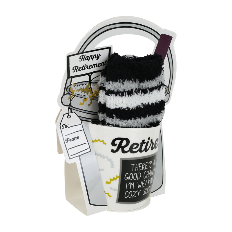 Retirement Mug and Socks Set