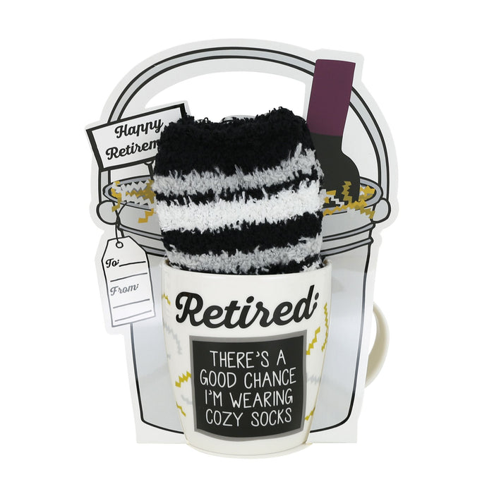 Retirement Mug and Socks Set