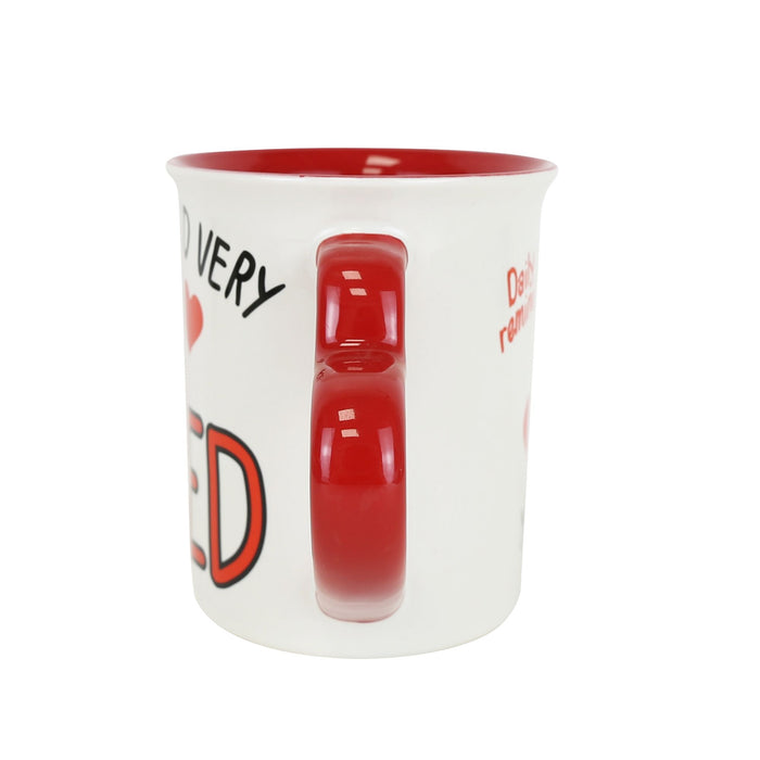 You are Loved Heart Handle Mug