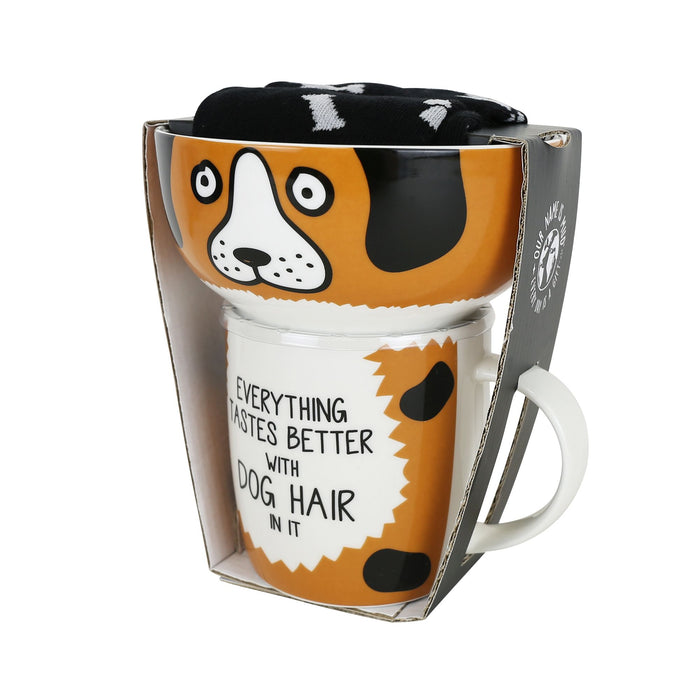 Mug Socks Bowl Dog lover Set