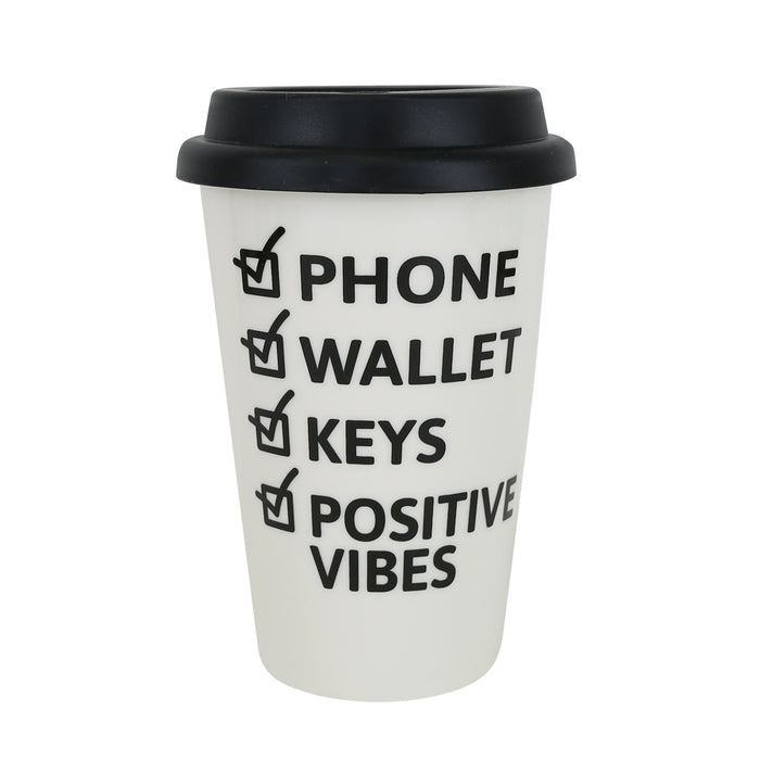 Phone Wallet Mug Key Set