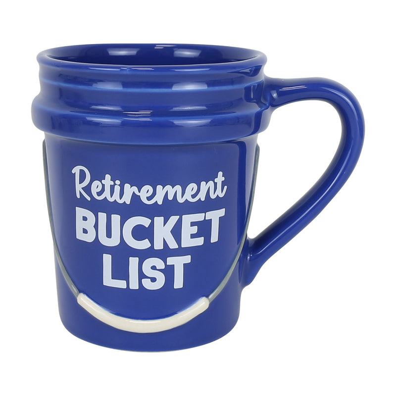 Retirement Sculp Bucket Mug