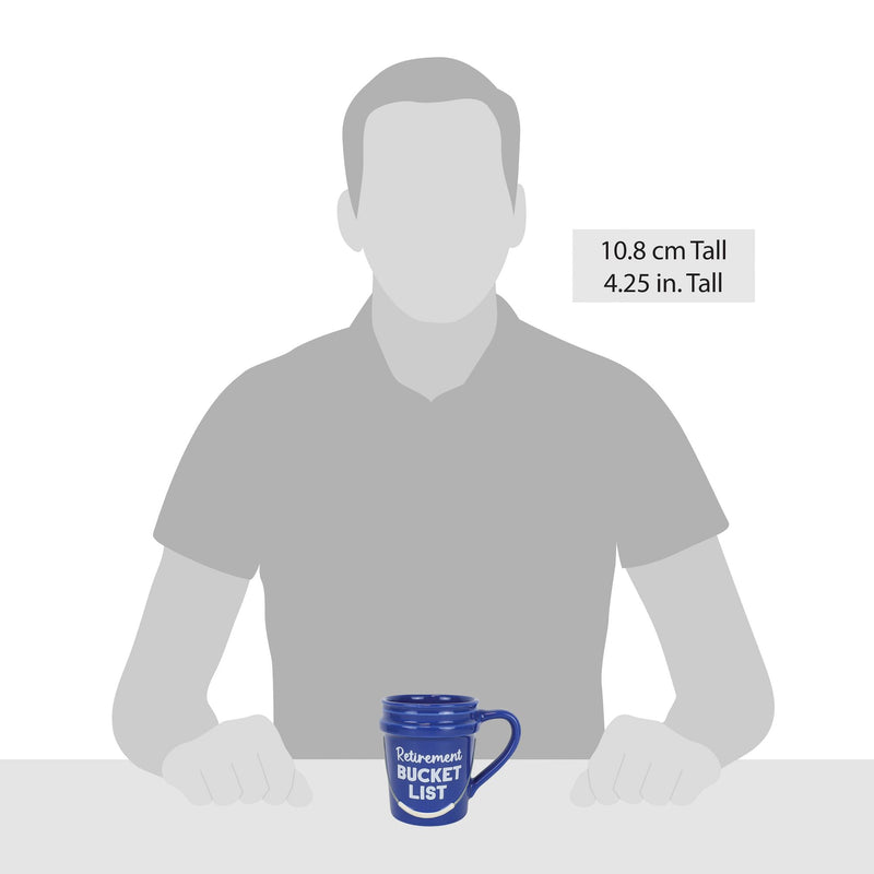 Retirement Sculp Bucket Mug