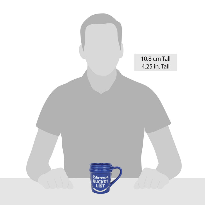 Retirement Sculp Bucket Mug