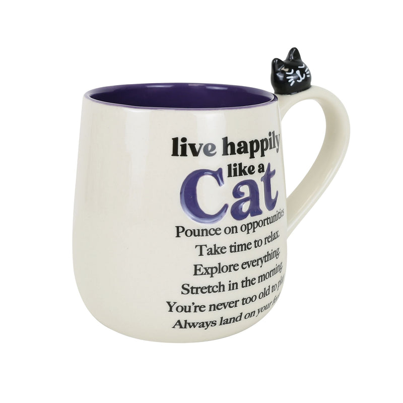 Happy Cat Artisan Mug