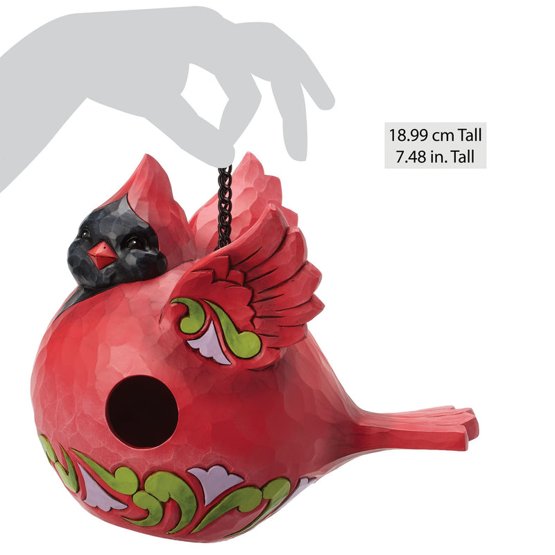Cardinal Birdhouse