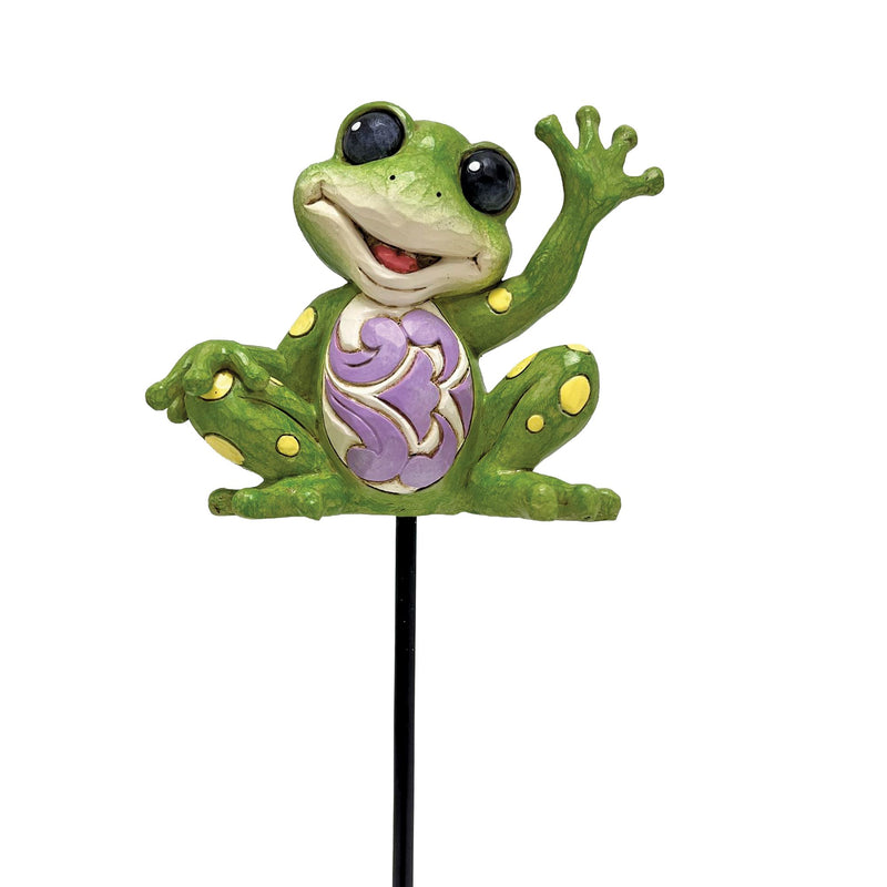 Plant Stake Frog