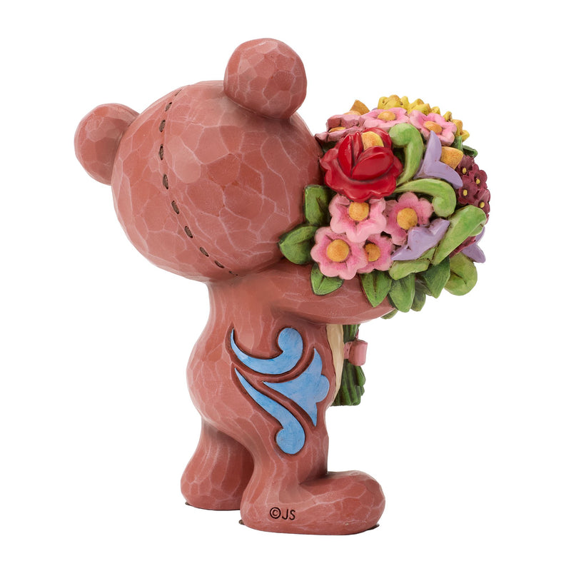 Teddy Bear with Bouquet
