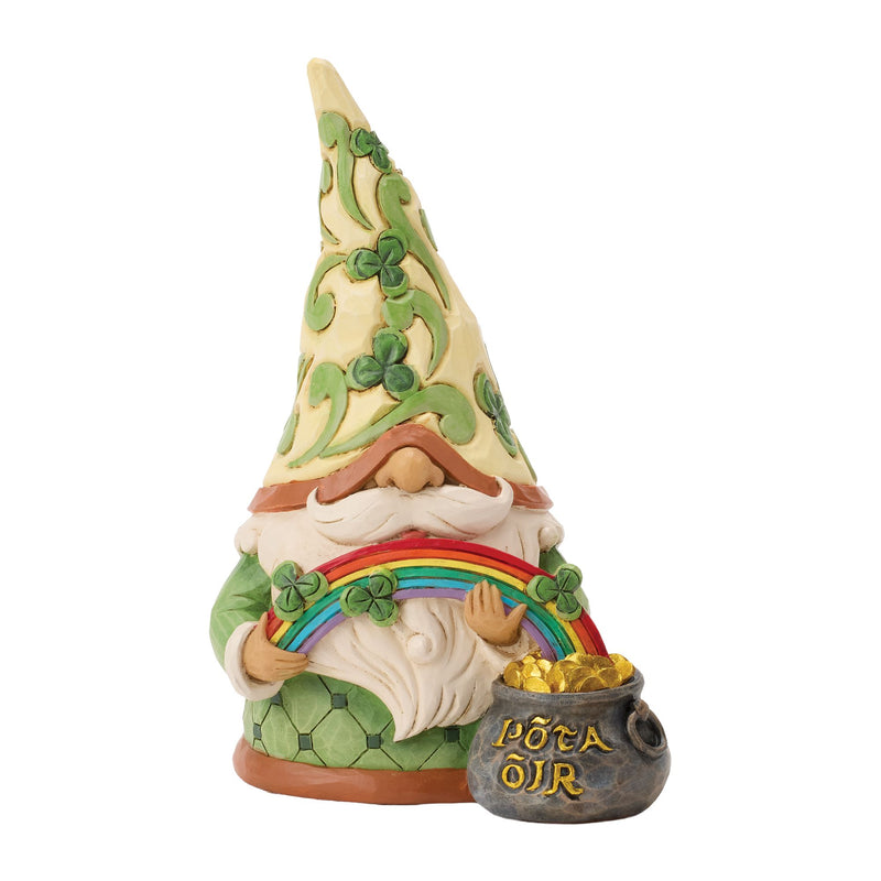 Gnome with Rainbow Pot of Gold