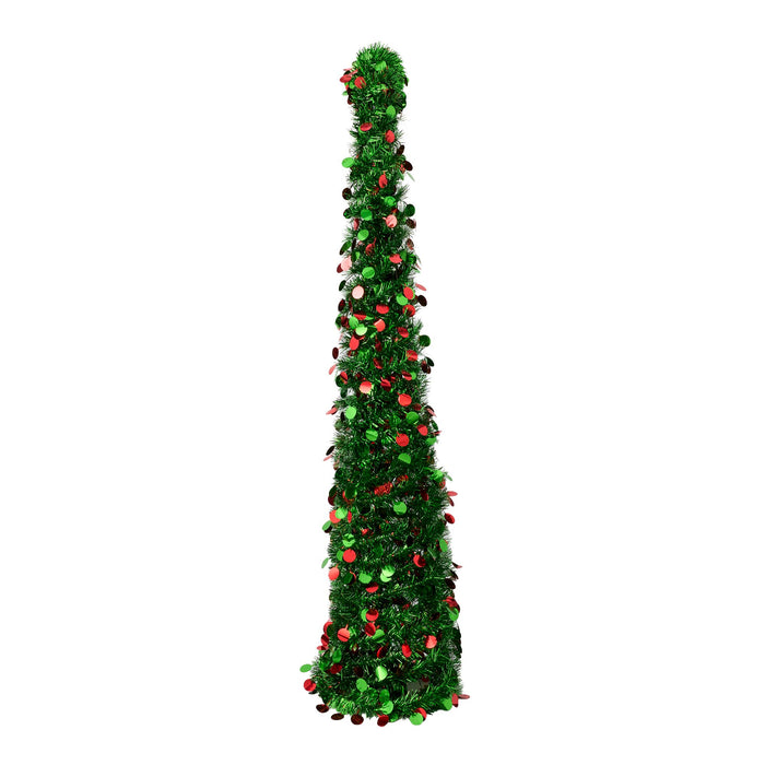 Traditional Curved Sequin Tree