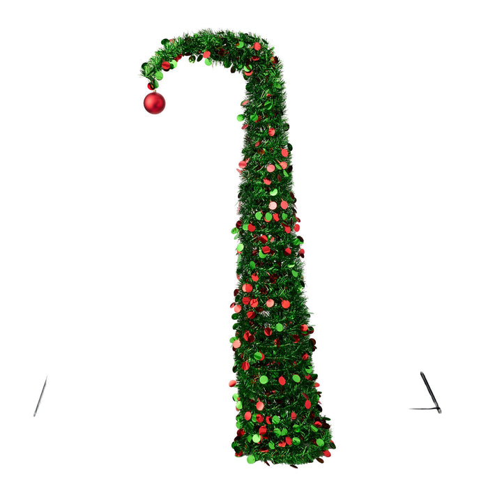 Traditional Curved Sequin Tree