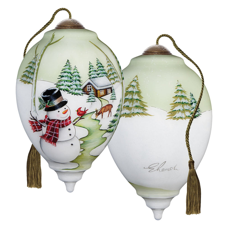 Snowy Serenity Ornament