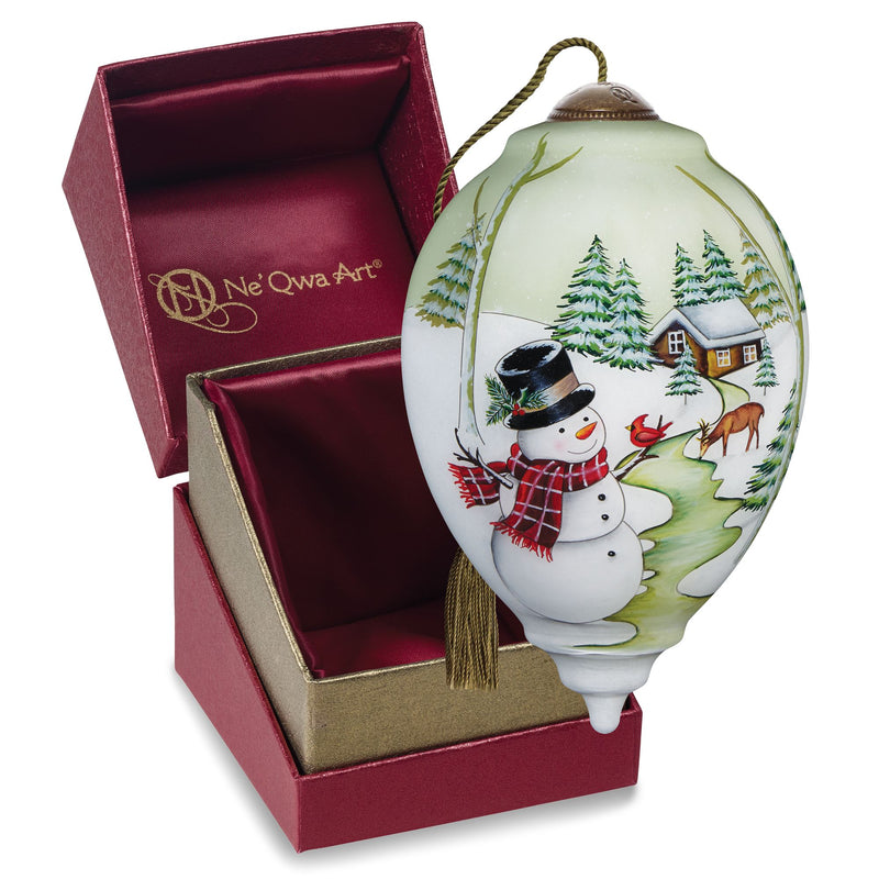 Snowy Serenity Ornament