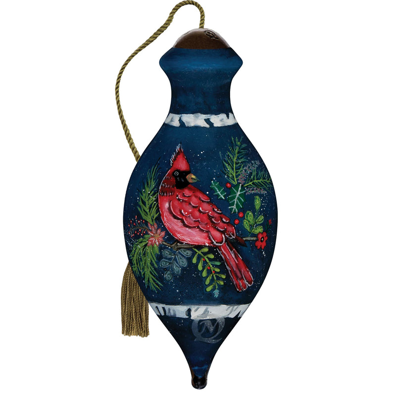 Birch Cardinal Ornament