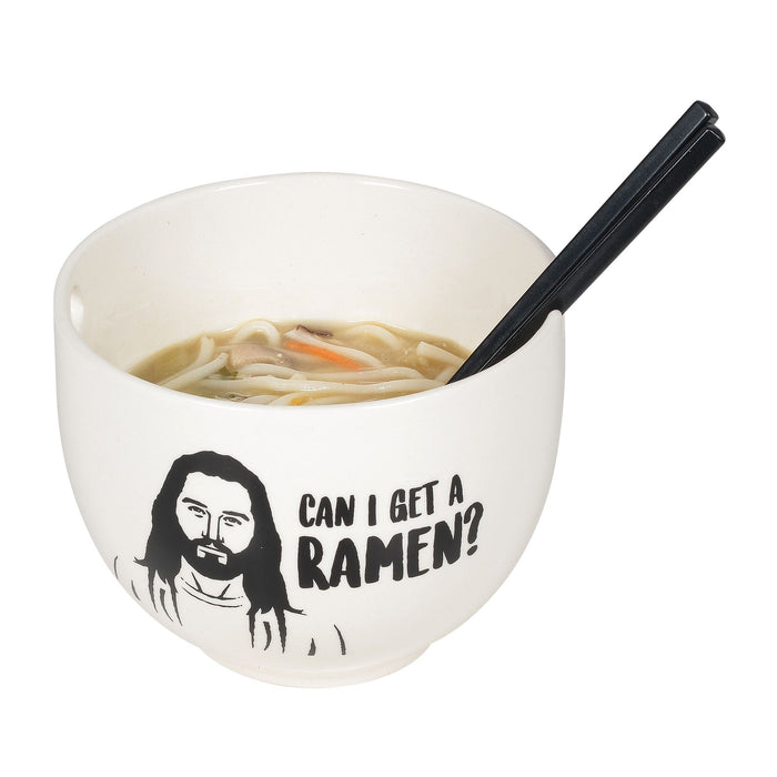 RAMEN JESUS BOWL W CHOPSTICKS