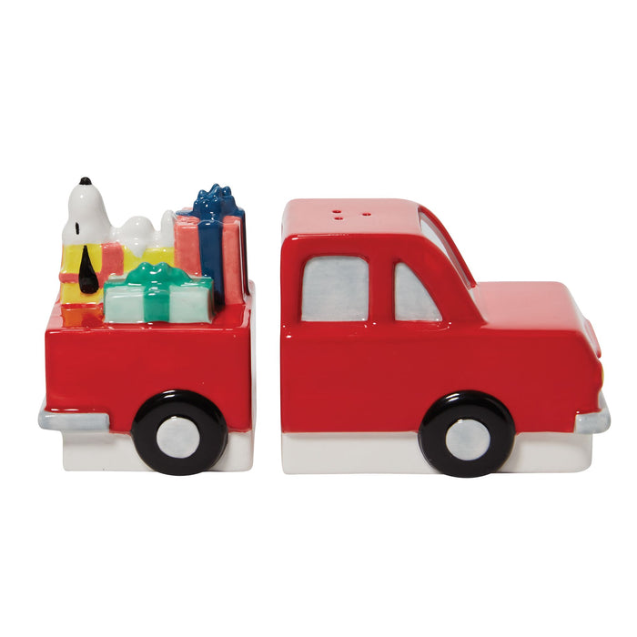 Snoopy Red Truck