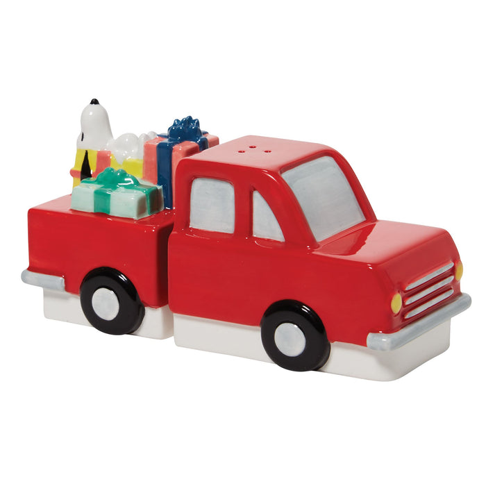 Snoopy Red Truck