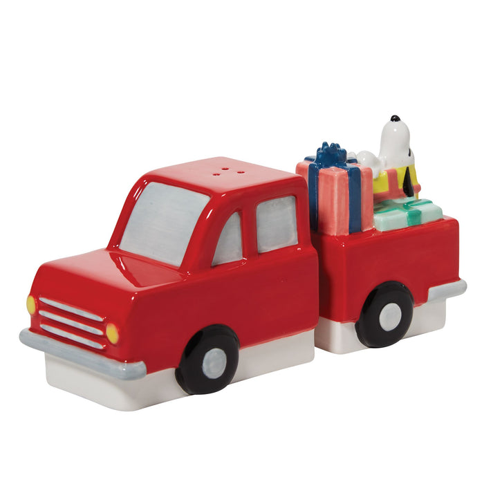 Snoopy Red Truck